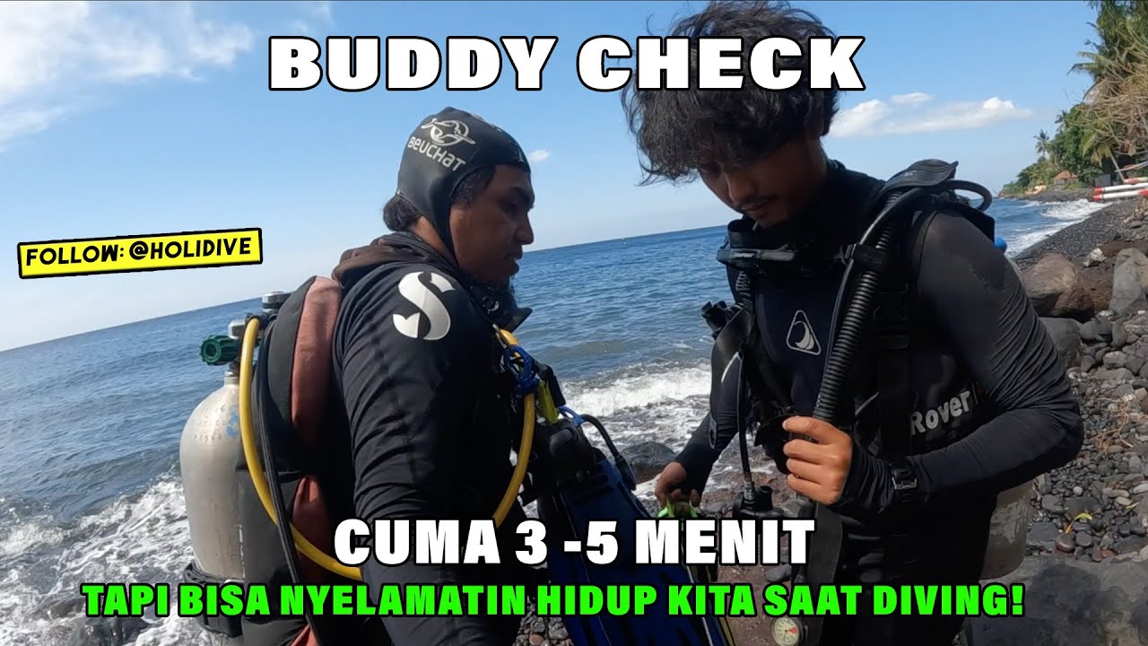 CARA BUDDY CHECK SCUBA DIVING
