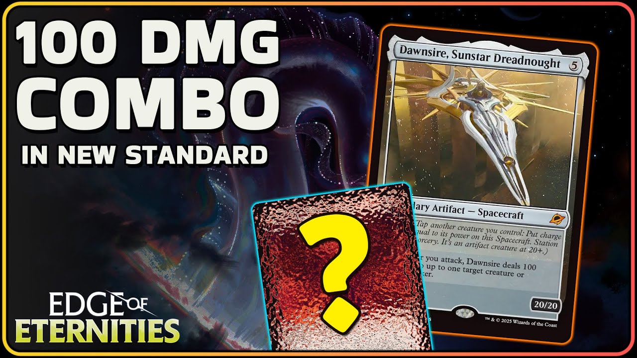 100 damage to the face in one turn of of nowhere | Edge of Eternities Early Access Combo - MTG Arena