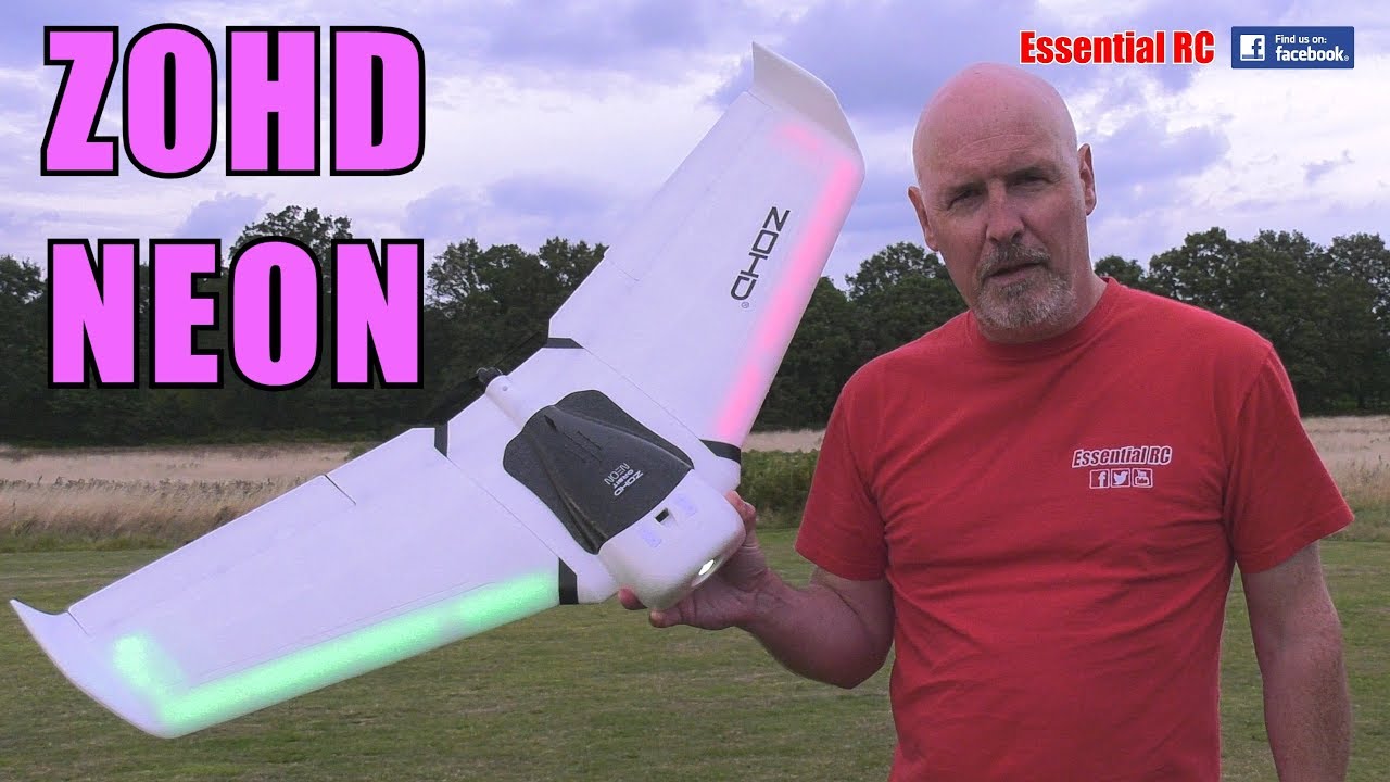 ZOHD Orbit NEON Night Flying Wing RC Airplane FPV PNP (Integrated LED Light Strip)