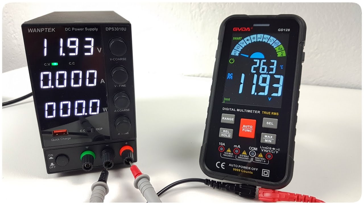 Интеллектуальный цифровой мультиметр GVDA - GD128 - TRUE RMS