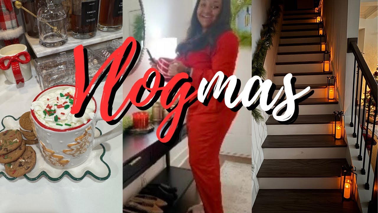 VLOGMAS День 10 | Украшаем вместе | Сказочная лестница и уютный вход | Шоколадная бомба | FLLS