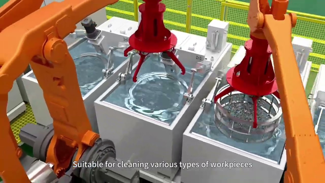 Multi tank Automatic Cleaning Machine for Fasteners