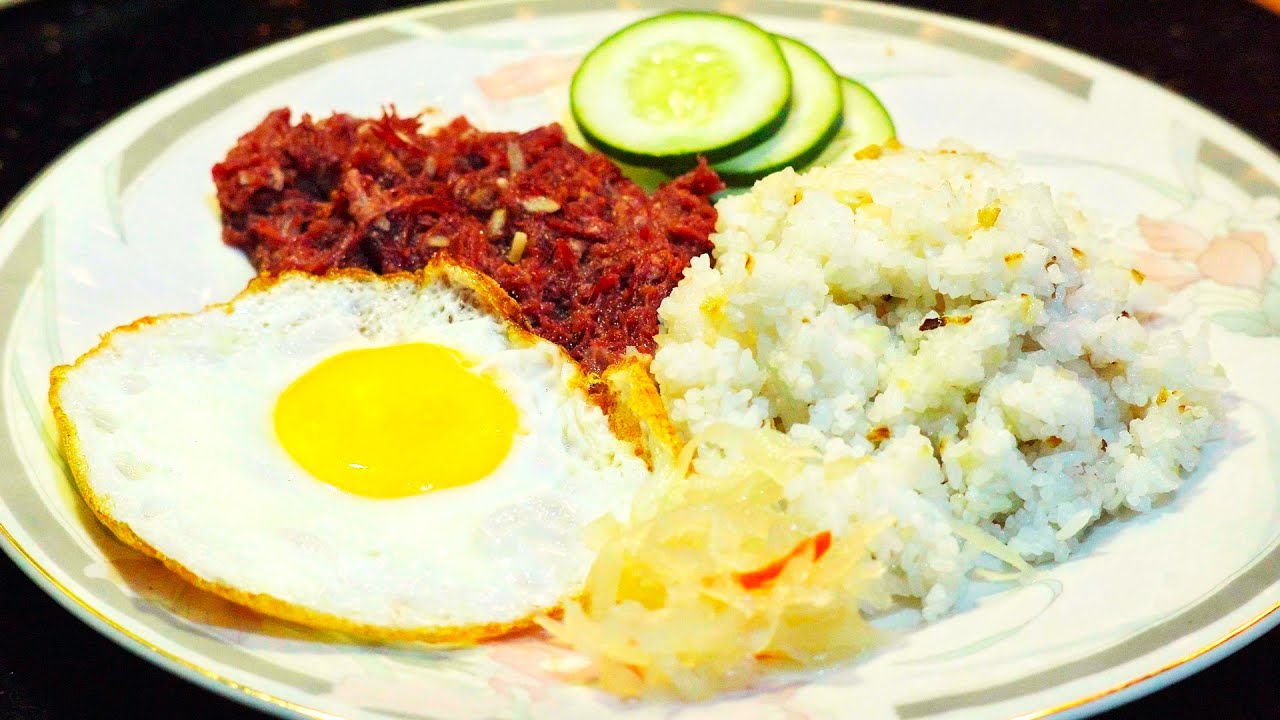 A breakfast plate - corn-si-log