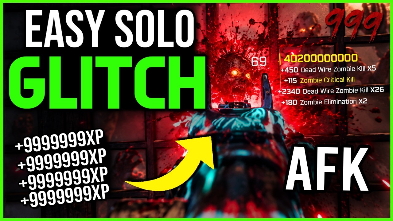 *NEW* SOLO AFK UNLIMITED XP GLITCH BO7! GODMODE XP CAMO GLITCH DO ASAP ZOMBIES GLITCH!