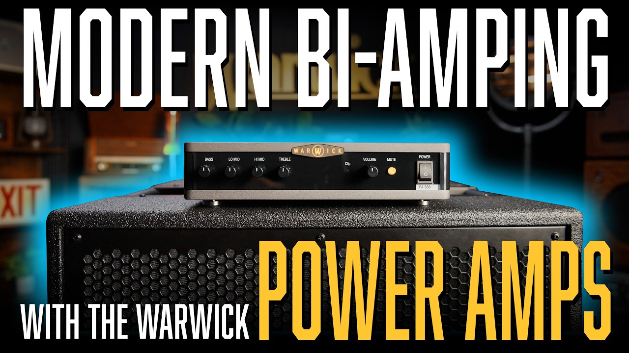 Bi-Amp Your Bass Rig the Right Way! - Demo with Steve Bailey and Lars Lehmann | PA 500 & MS 800