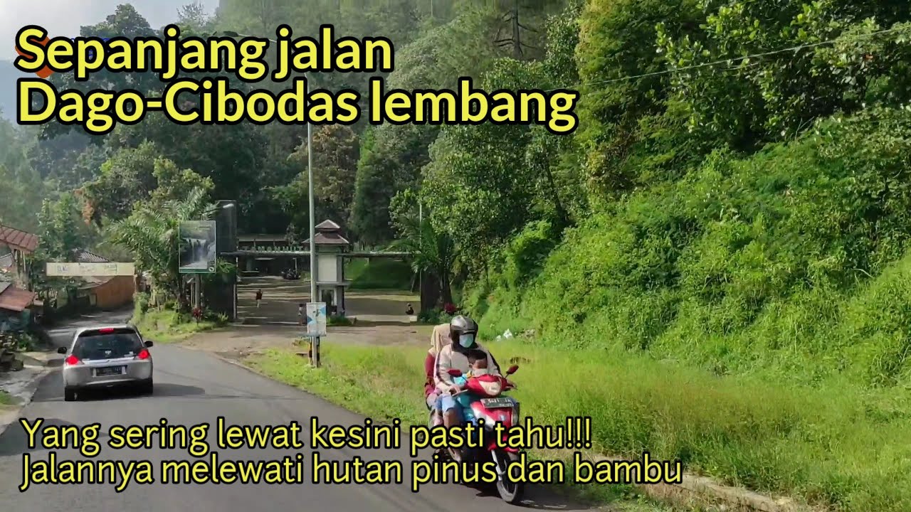 perjalanan dari Dago menuju Cibodas lembang