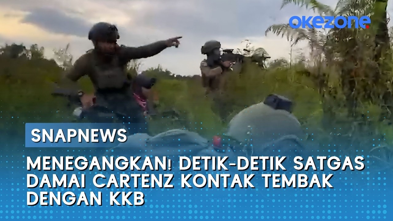 Detik-detik Satgas Damai Cartenz Kontak Tembak dengan KKB saat Evakuasi Korban Pilot dan Co-Pilot