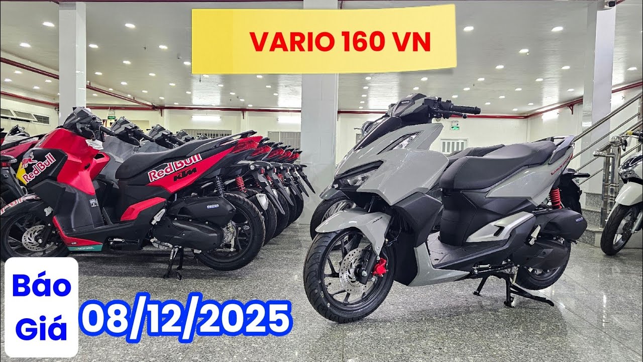 B&aacute;o gi&aacute; VARIO 160 VN ng&agrave;y 08/12/25 tại head Huỳnh Bạch T&ugrave;ng. Khải Phạm #vario #160 #abs #vario160 