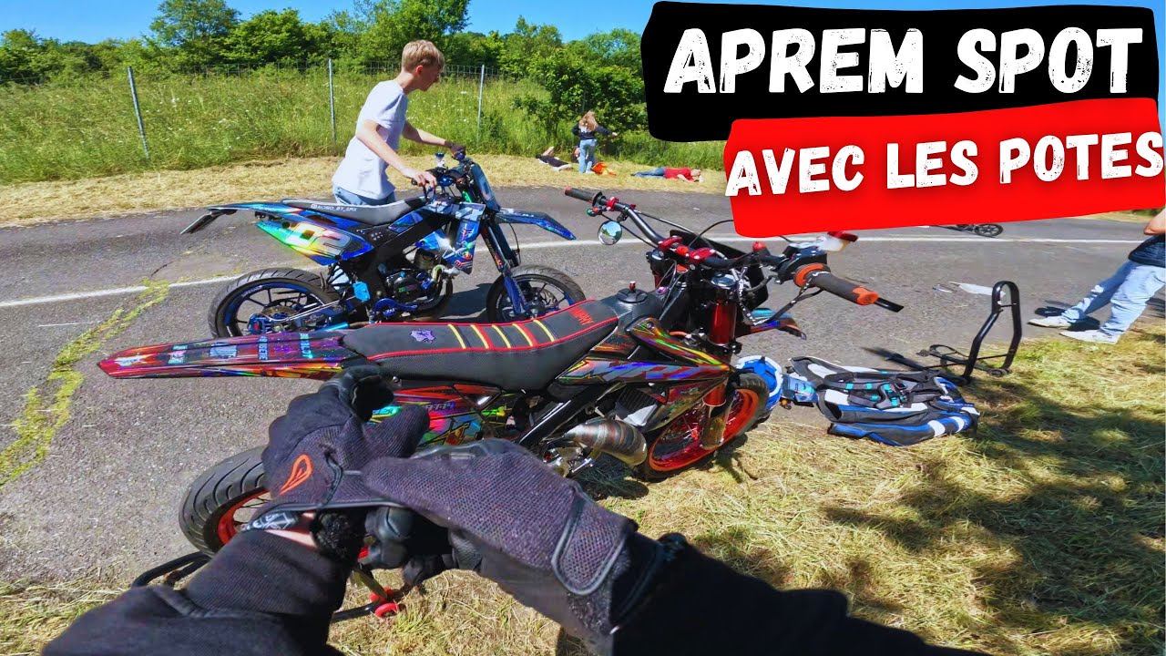 Aprem spot avec les potes !! 🤯  (Wheeling, run, départ arrêter…)