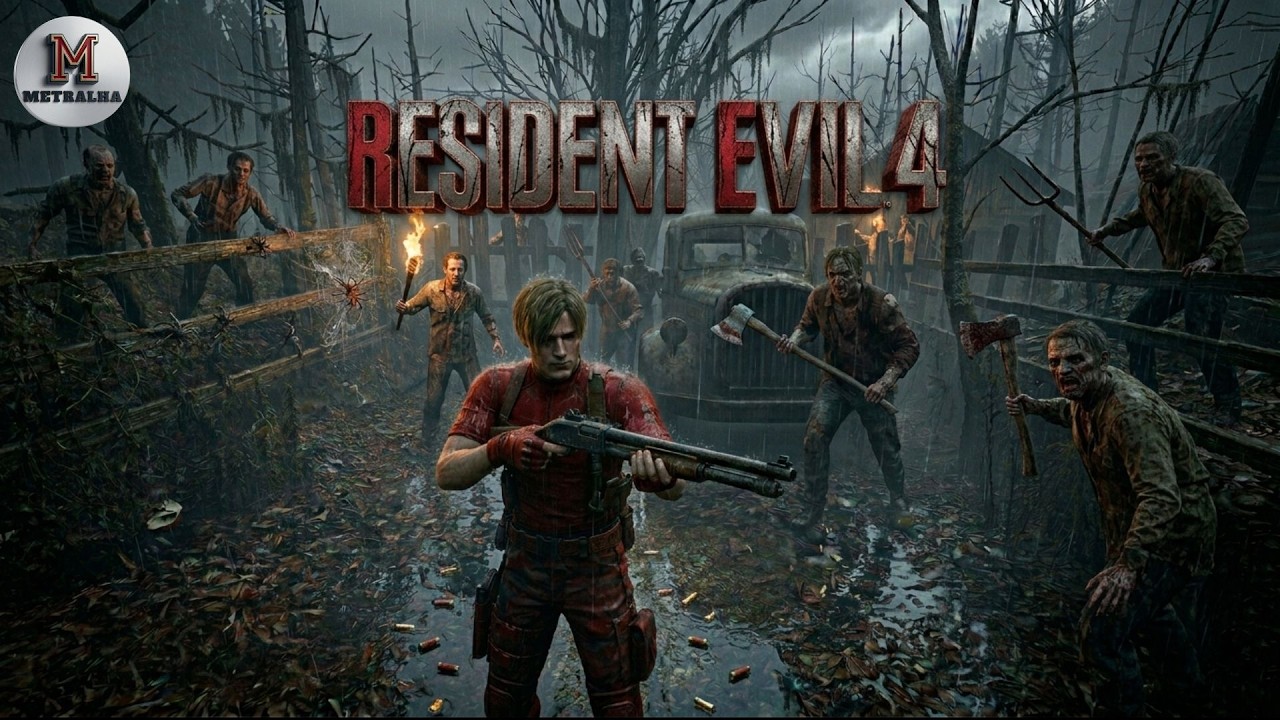 RESIDENT 4 PC MELHOR QUE R9 HD PROJET  MOD DE SKIN RED