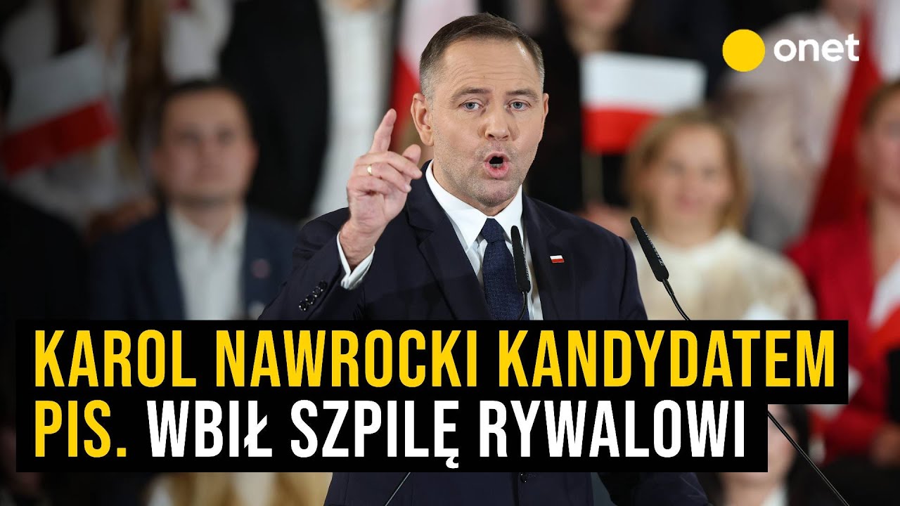Pierwsza przemowa Karola Nawrockiego po ogłoszeniu go kandydatem PiS. Wbił szpilę swojemu rywalowi