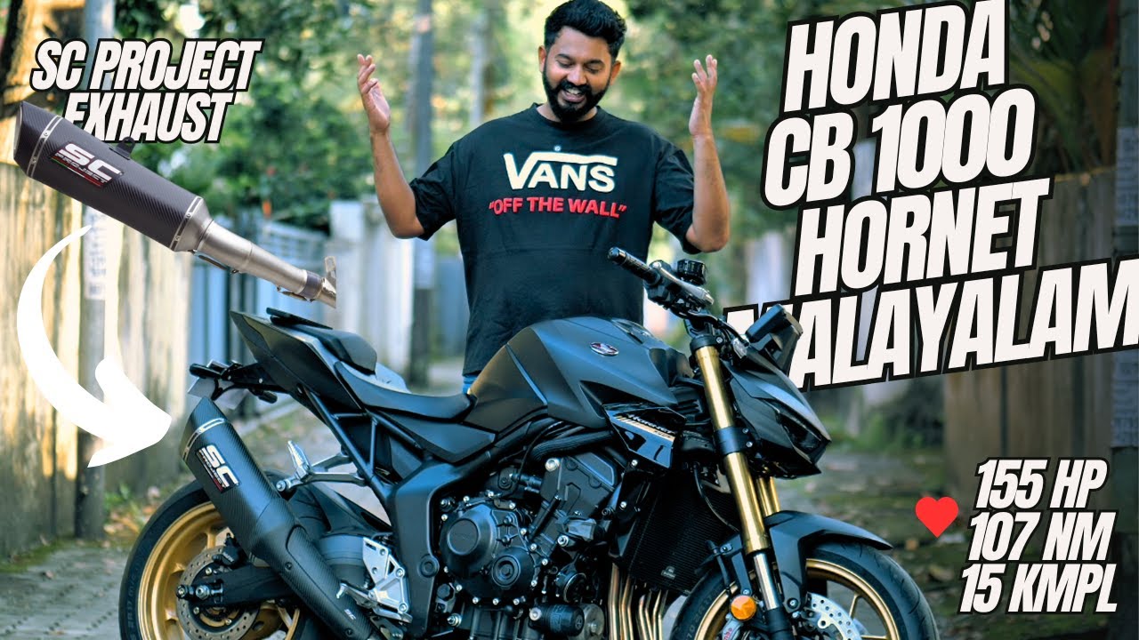 Honda CB 1000 Hornet SP Detailed Review Malayalam | Faster than Z900 | Road Legal SC Project Exhaust