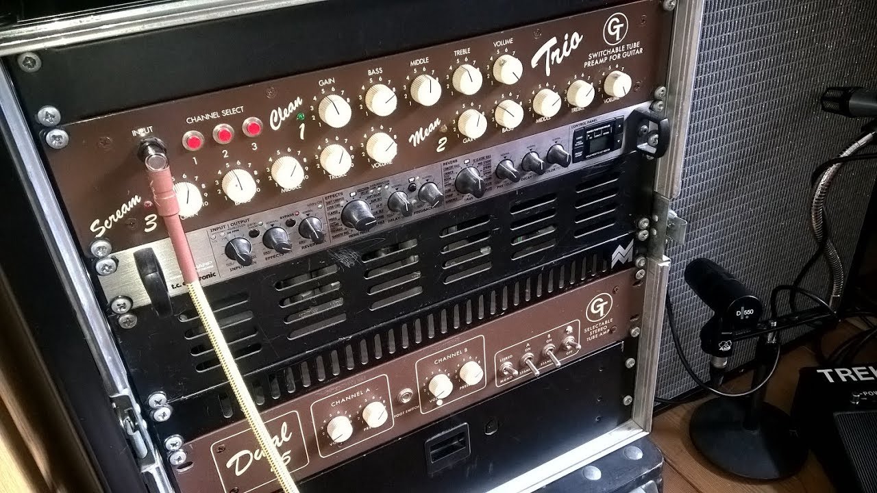 My Groove Tubes Trio pre amp & Dual 75