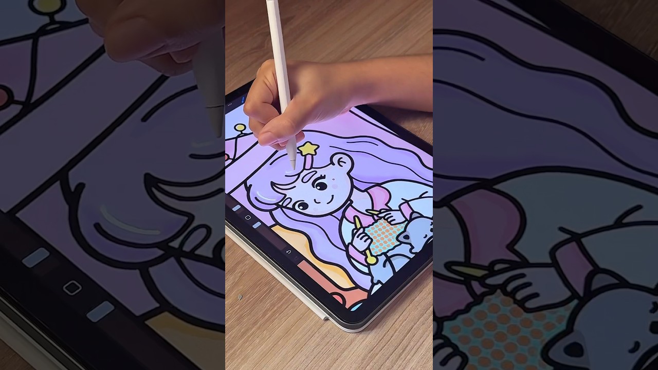 ASMR PAINT 🎨🖌 #bobbiegoods #jadesummer #pintando #colorindo #asmr #desenhos #familiatogether