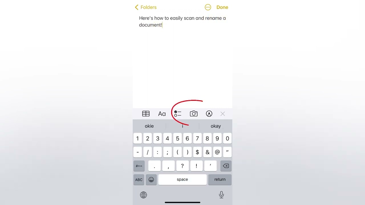 Tony's Tech Tips Ep. 3 - Scanning and Renaming Documents with iPhone's Notes app