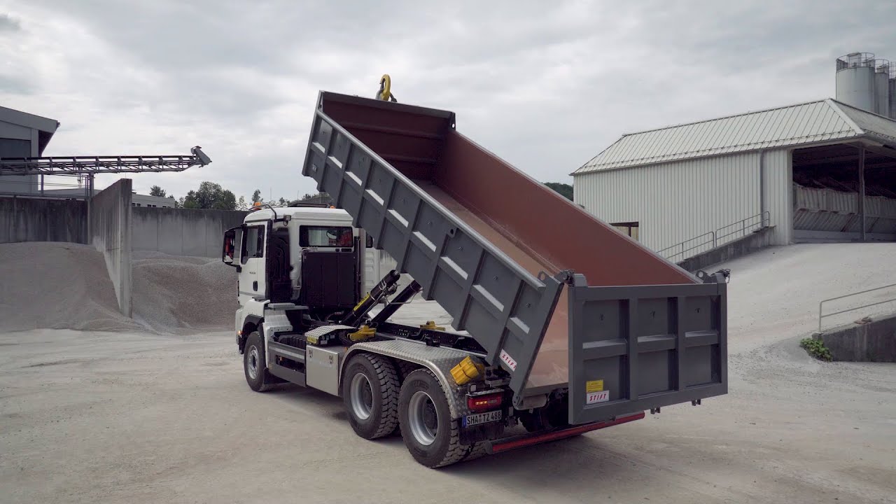 PALFINGER Service - P600 Abrollkipper Power - Container kippen (DE)