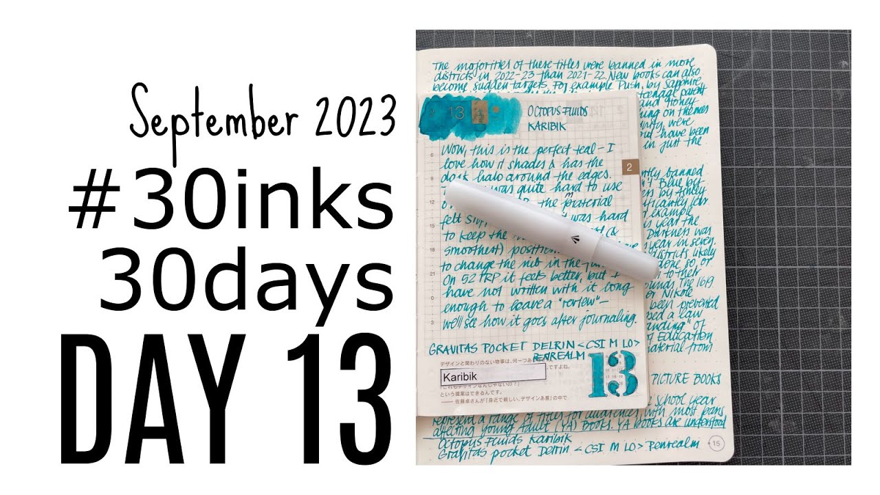 #30inks30days Octopus Fluids Karibik. The one episode where everything seems hopeless.