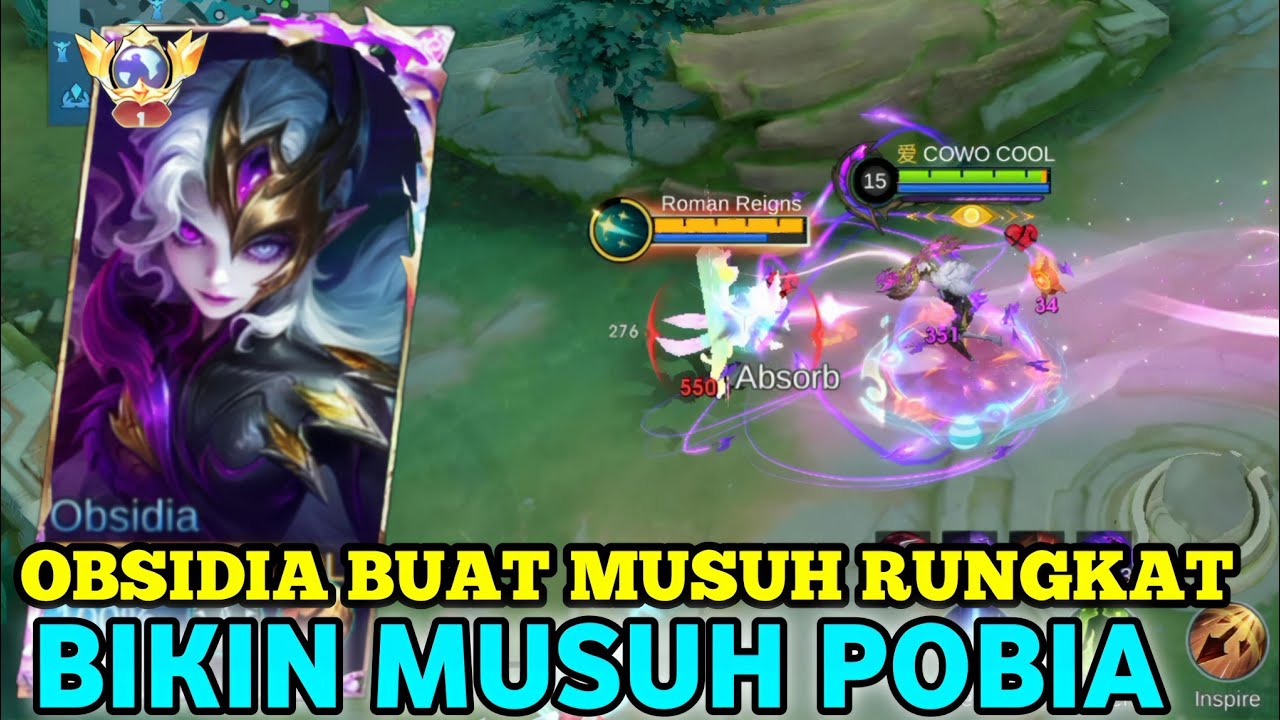 OBSIDIA BUAT MUSUH RUNGKAT | BIKIN MUSUH POBIA | INI BUILD TERKUAT OBSIDIA - MLBB