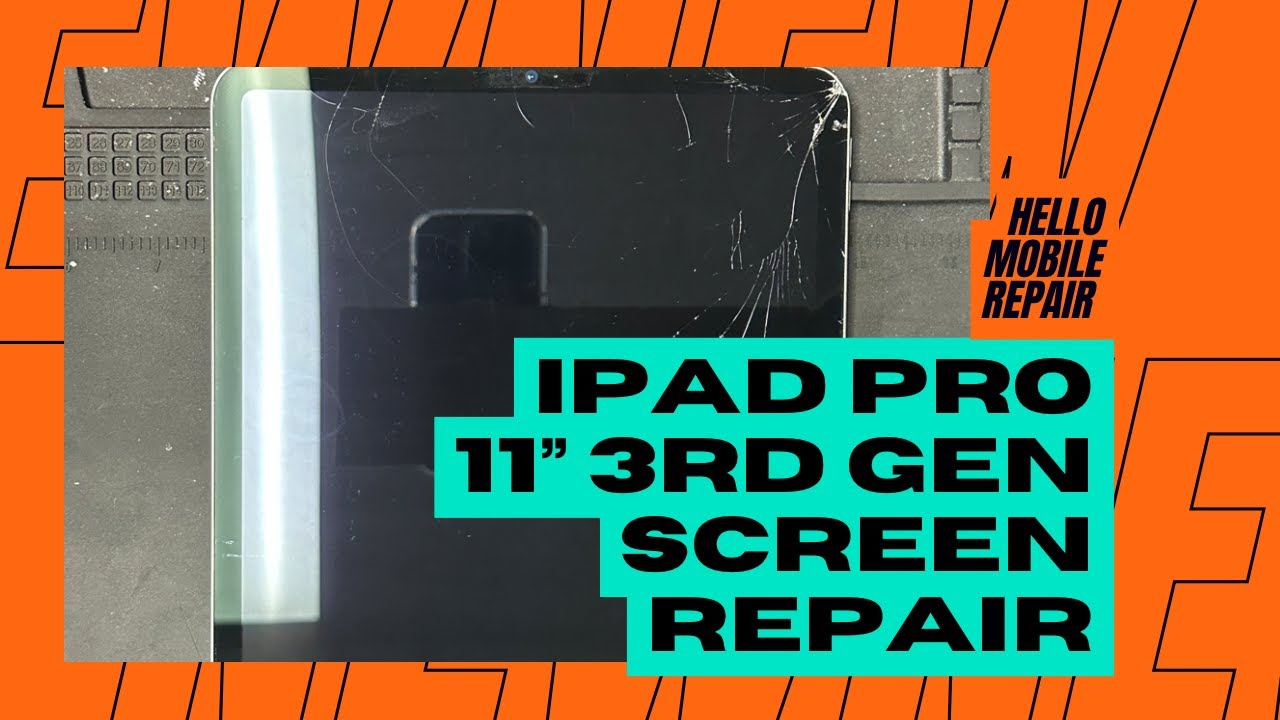 Easy Way to Repair Cracked Front Screen on iPad Pro 11' 3rd Gen