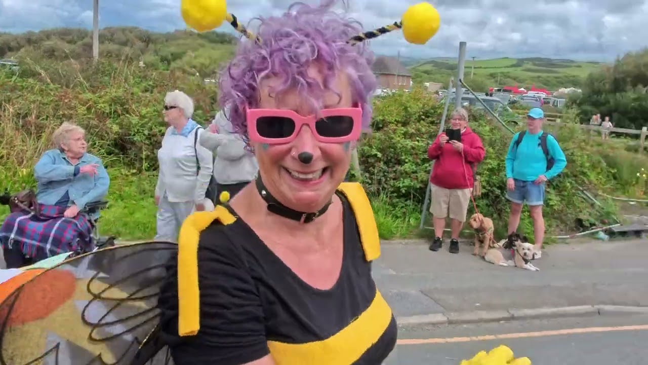 BORTH CARNIVAL 2025. ANOTHER GREAT BORTH FESTIVAL.1000s of People celebrating#beach #carnival #wales