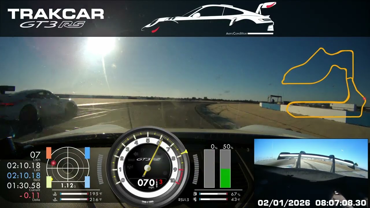 TRAKCAR '24 CLIP personal best 2:1018 last 2 laps part two.