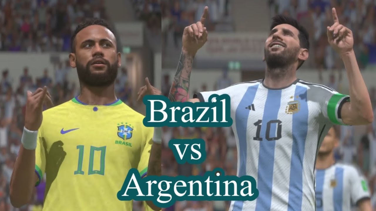 FIFA 23 Copa America Final Round Argentina vs Brazil