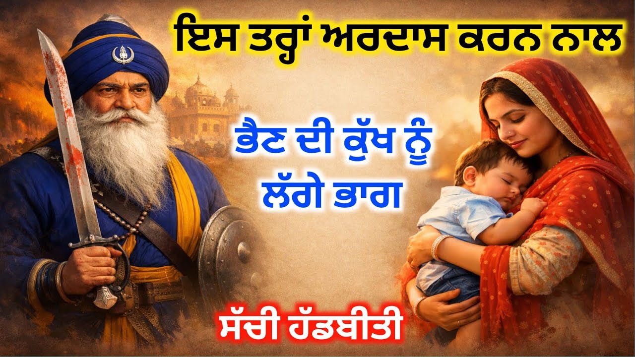 ਇਸ ਤਰ੍ਹਾਂ ਅਰਦਾਸ ਕਰਨ ਨਾਲ ਭੈਣ ਦੀ ਕੁੱਖ ਨੂੰ ਲੱਗੇ ਭਾਗ ਸੱਚੀ ਹੱਡਬੀਤੀ ਜ਼ਰੂਰ ਸੁਣੋ ਜੀ/ਧੰਨ ਧੰਨ ਬਾਬਾ ਦੀਪ ਸਿੰਘ ਜੀ