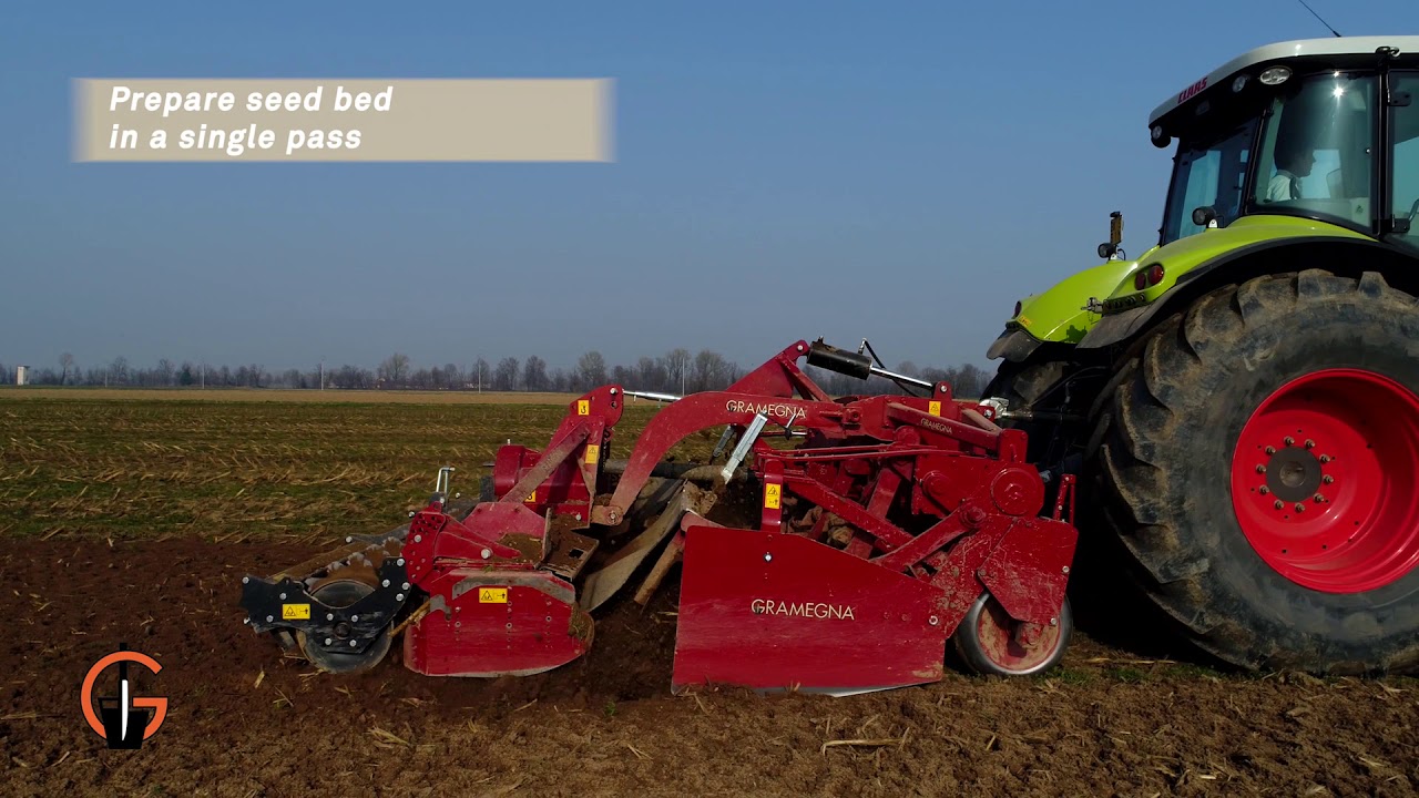 Spading machine 40 + power-harrow - GRAMEGNA