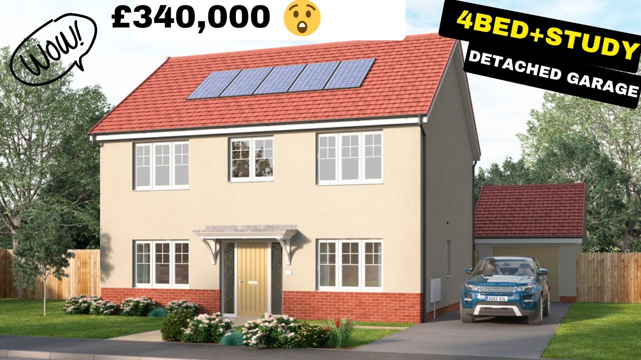 Touring a SPACIOUS 😍 £340K 4Bed + Study Detached NewBuild House Tour UK | AVANT HOMES  The Palmbrook