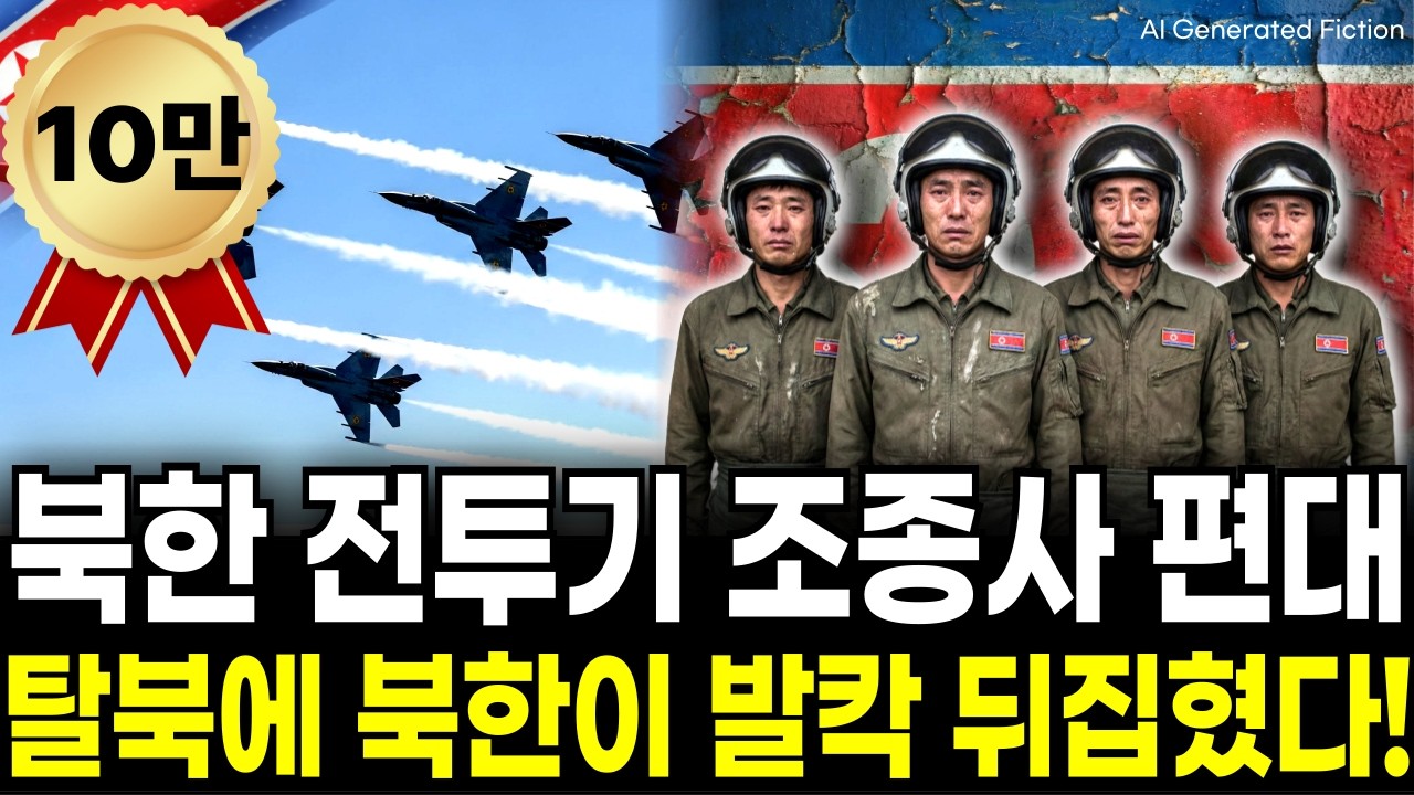 북한 전투기 조종사 집단탈북에 북한이 발칵 뒤집혔다! 국정원도 기절초풍한 이유 | 탈북자사연 | 탈북스토리  | AI 드라마
