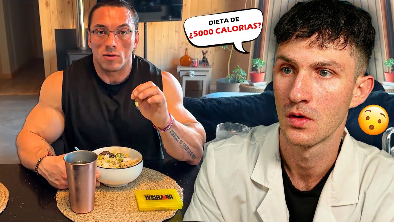 Culturista pro muestra su DIETA | Nutricionista analiza a fondo