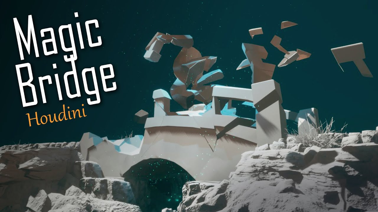 Magic Bridge part 1 || Houdini Tutorial