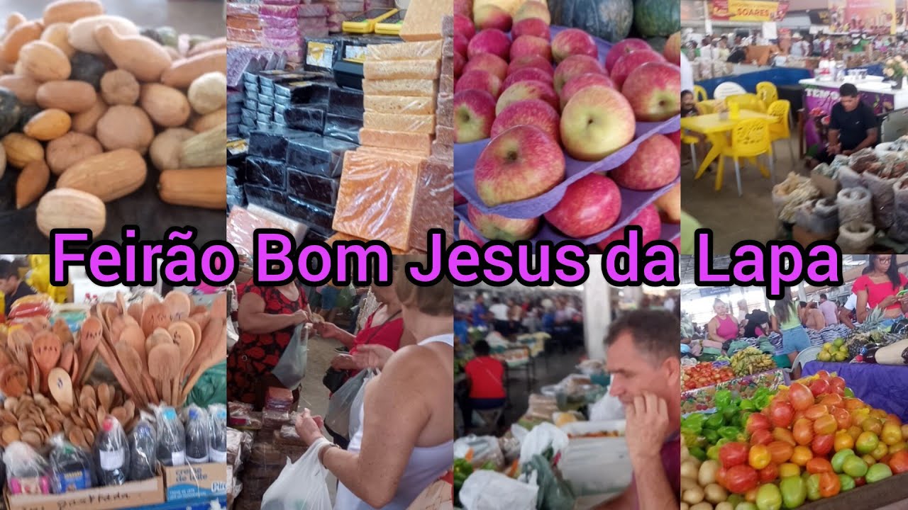 Bom jesus da Lapa/Feira livre/Mercadão/ encontra o que vc quiser 🙌🤗