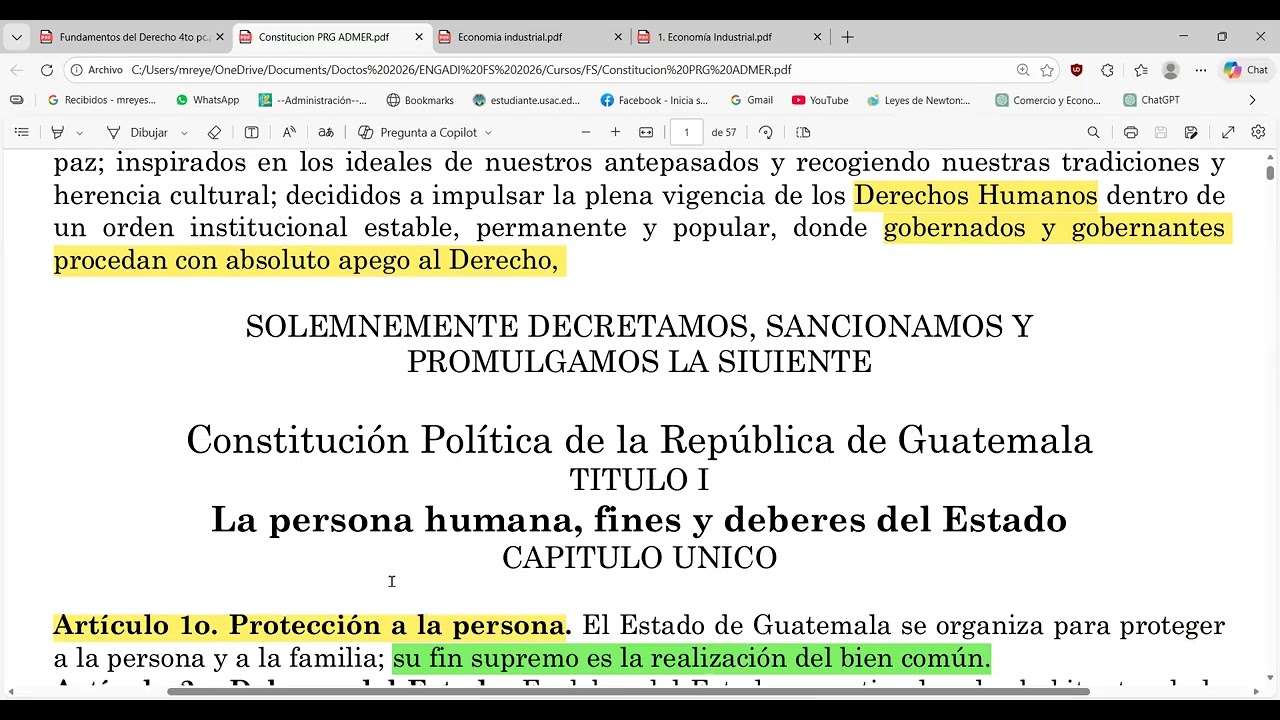 Fundamento de Derecho 4to PC