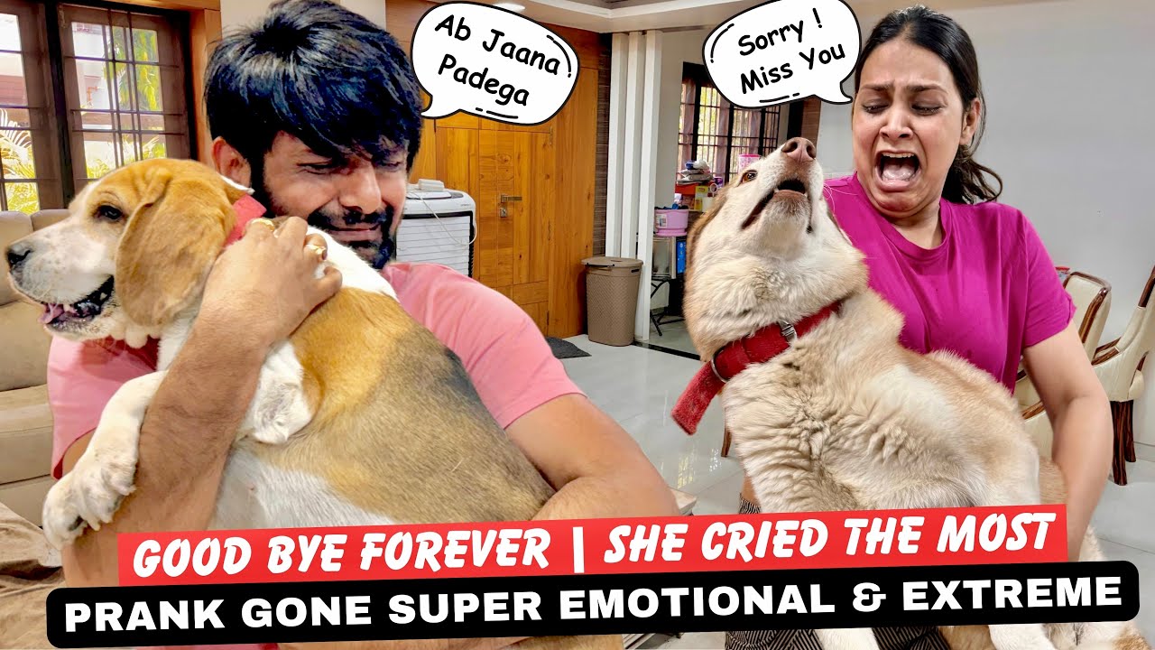 Good Bye Forever | She Cried the Most | Prank Gone Super Emotional & Extreme
