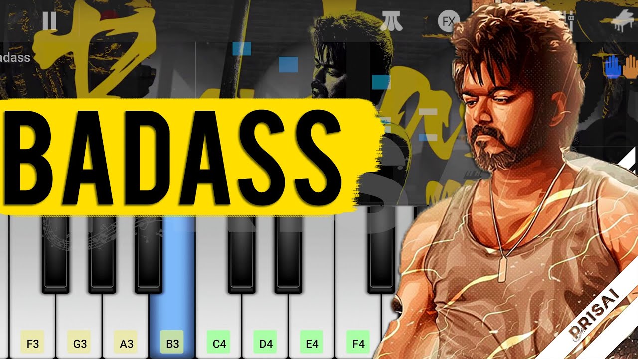LEO - Badass Keyboard Notes | Thalapathy Vijay | Lokesh Kanagaraj | Anirudh Ravichander