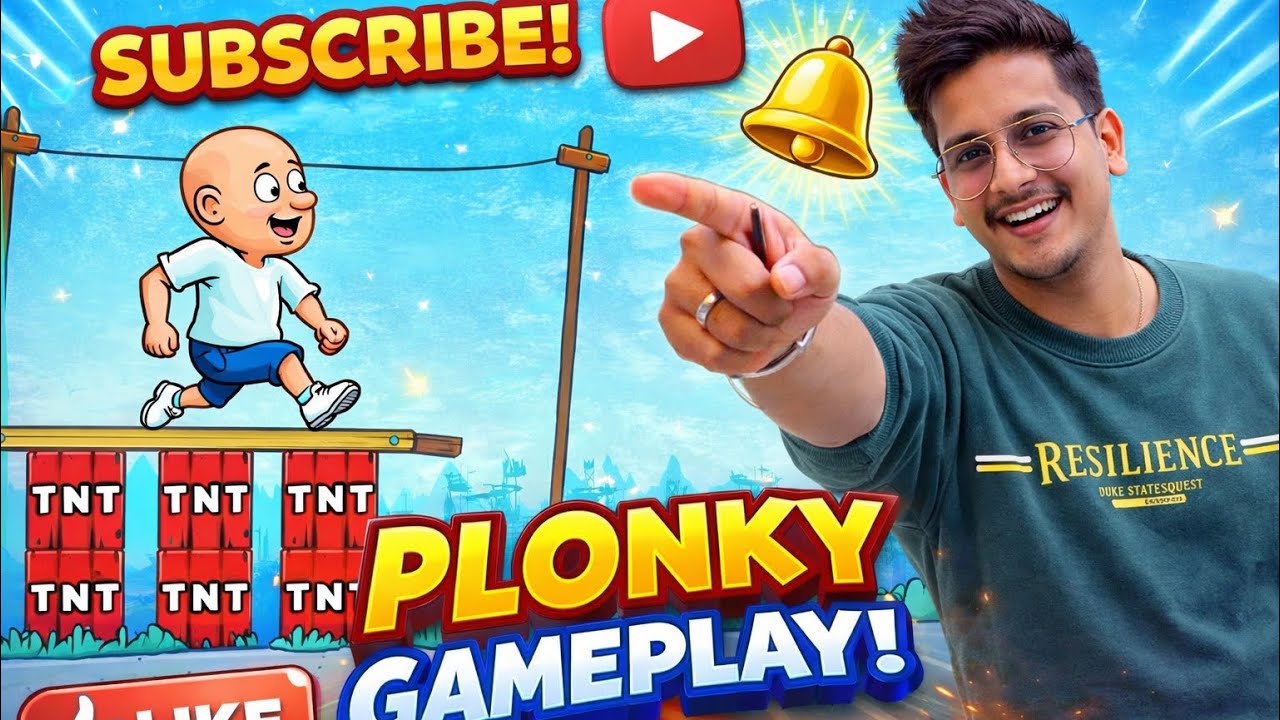 Plonky Game Play in Hindi 😱 TNT Level Blast Challenge | Funny Moments #youtubeindia #youtubevideo 