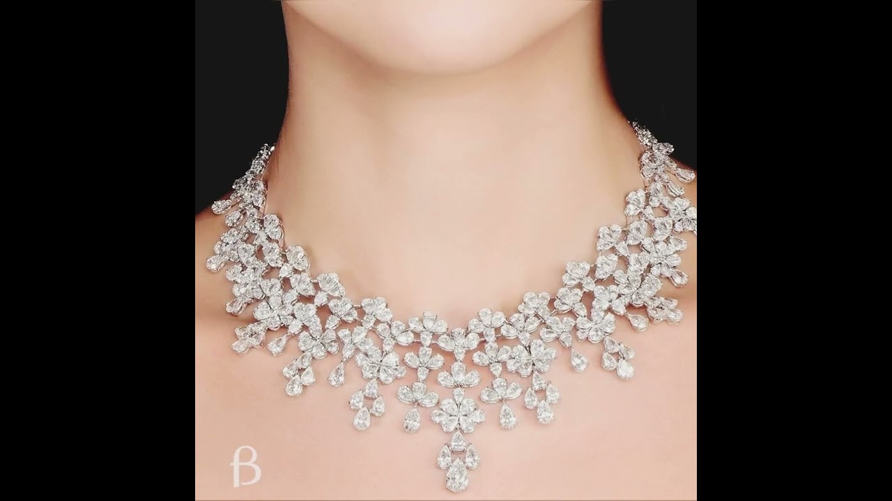 Women’s first choice Unique diamond necklace | Amazing pretty diamond cut jewelers | best diamonds