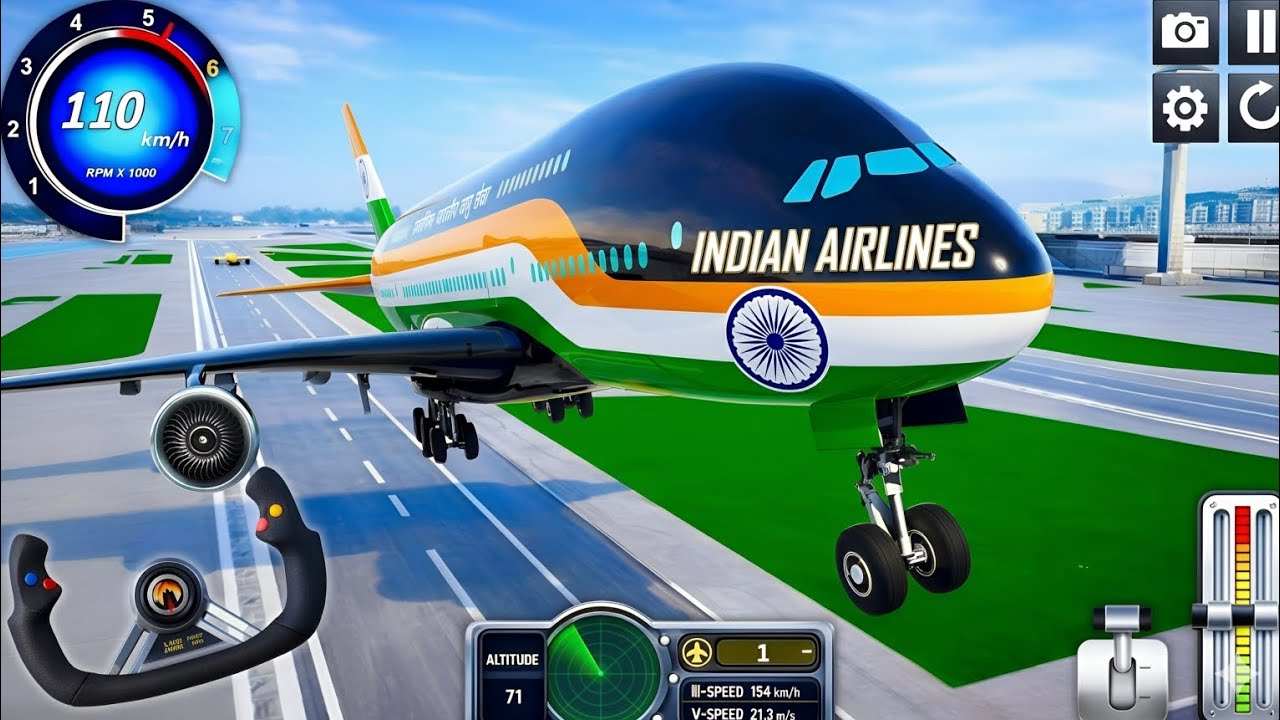 Airport Airplane✈️ Simulator 2026 - Real Flight Takeoff & Landing Airport Game - Android Gameplay 