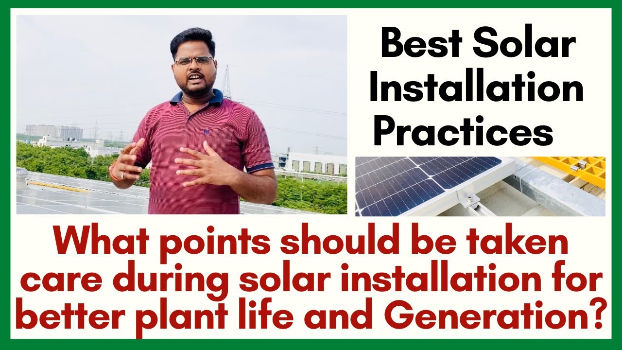 Best Solar Installation Practices // Solar installation method for better plant life and Generation?