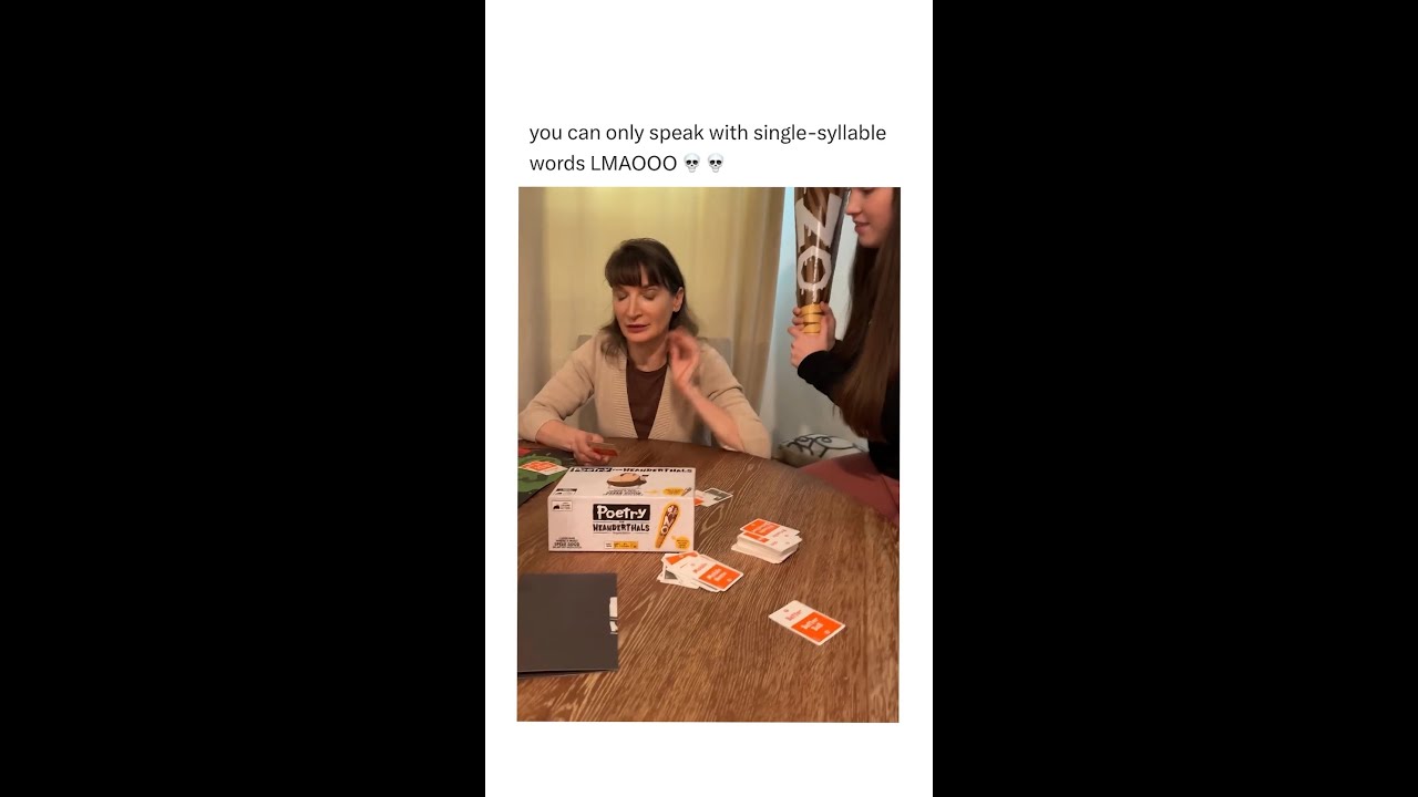 Poetry for Neanderthals  - Card Game