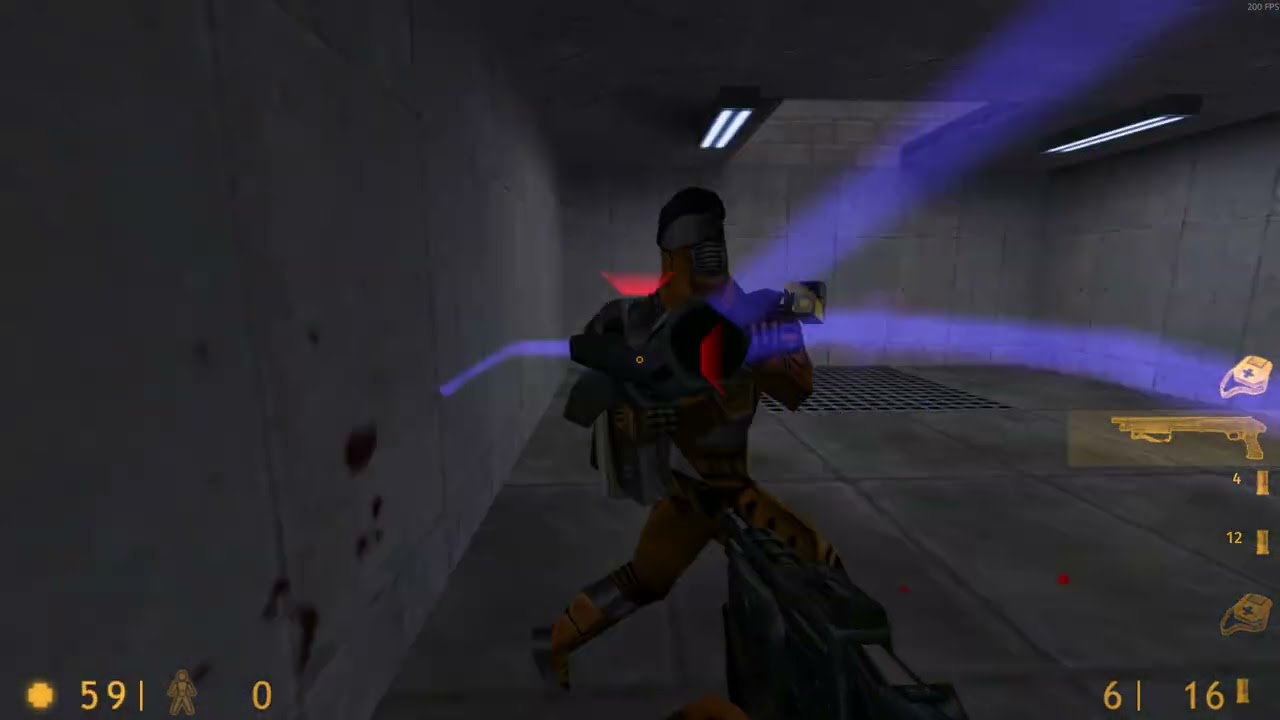 Gameplay Half-Life 1 multiplayer crossfire map