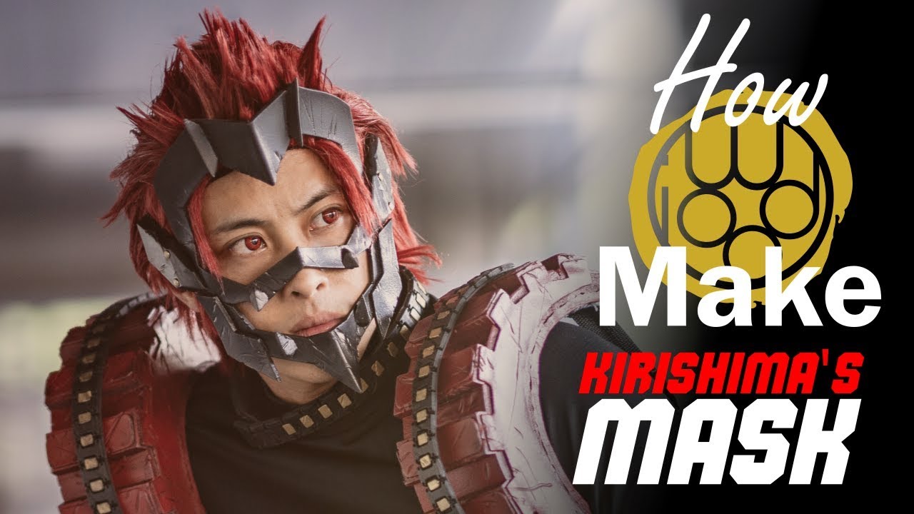 How to make Kirishima's Mask //My Hero Academia Cosplay//