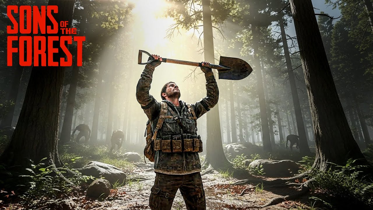 LUTA PELA SOBREVIVÊNCIA, FINALMENTE ACHAMOS A PÁ - Sons Of The Forest