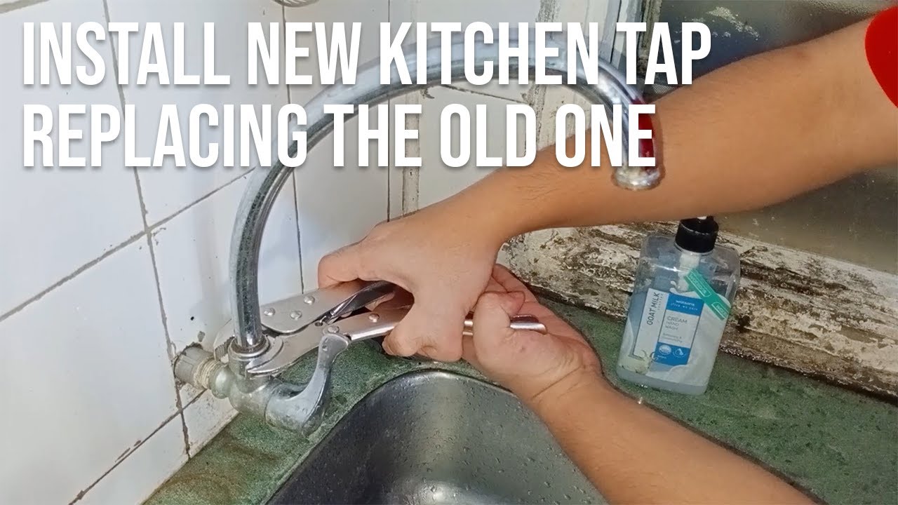 How to Replace Leaking Kitchen Tap | Wall Mount Installation