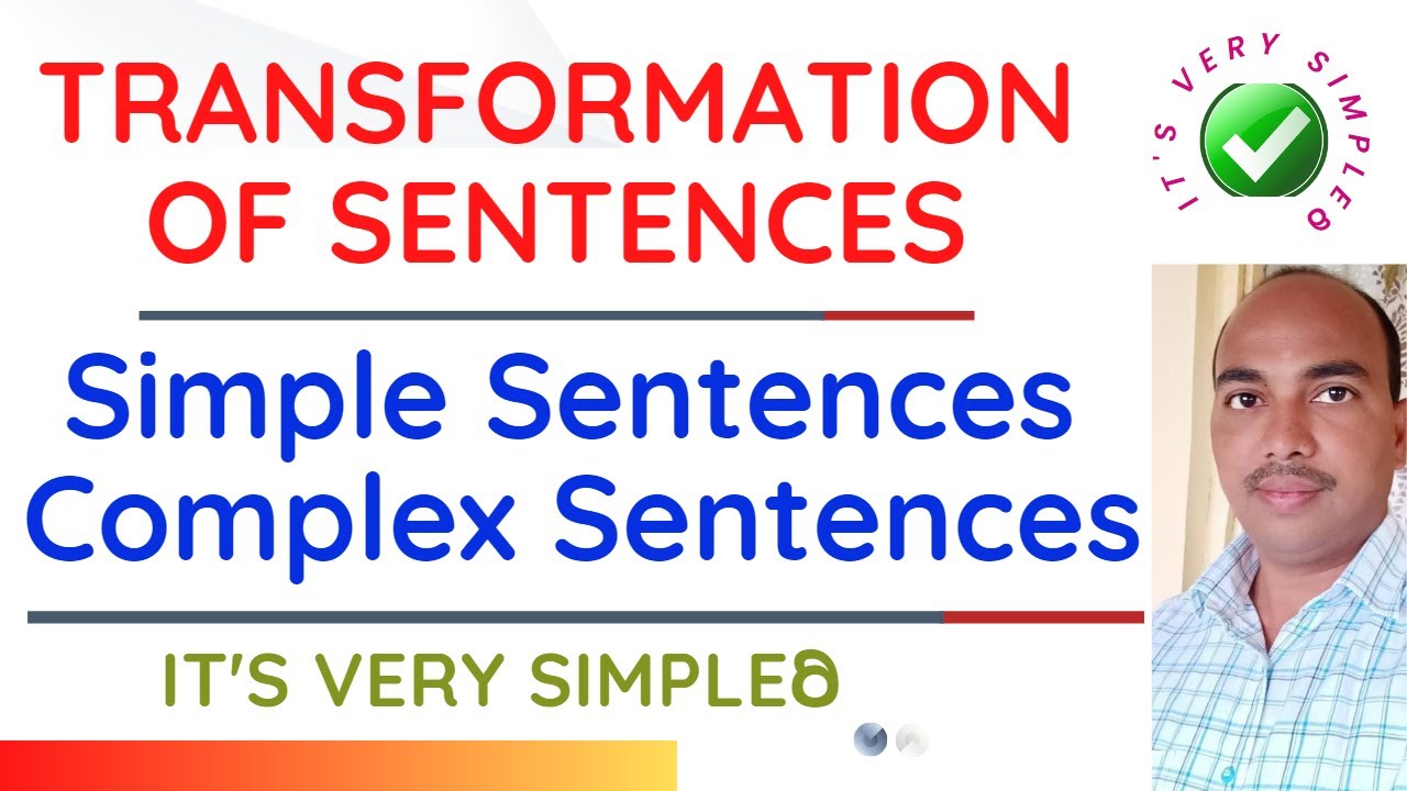 GPSTR English | Transformation of Sentences | Converting Simple Sentences into Complex Sentences |
