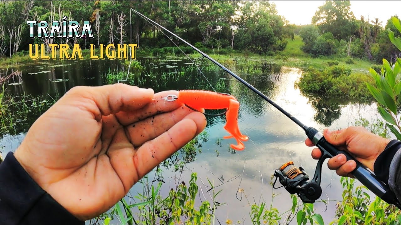 Essa simples ISCA vai te surpreender - PESCARIA de Traíras no ultralight