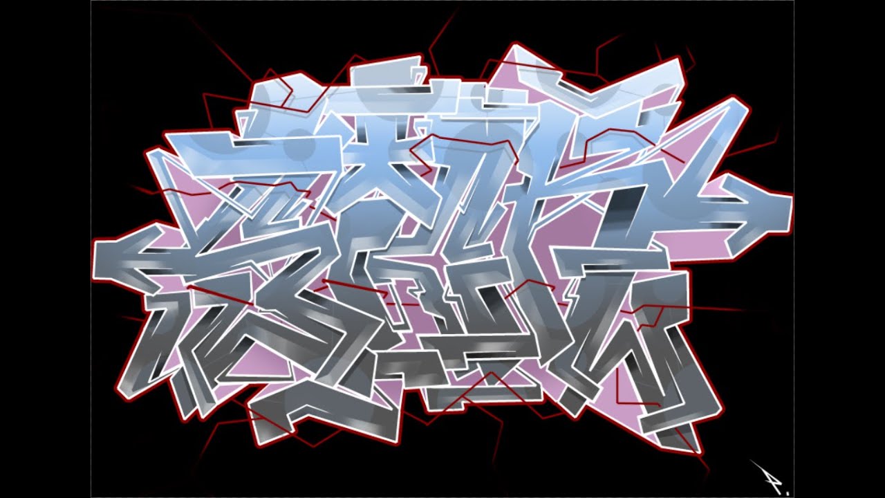 Sick - Digital Graffiti Speedart