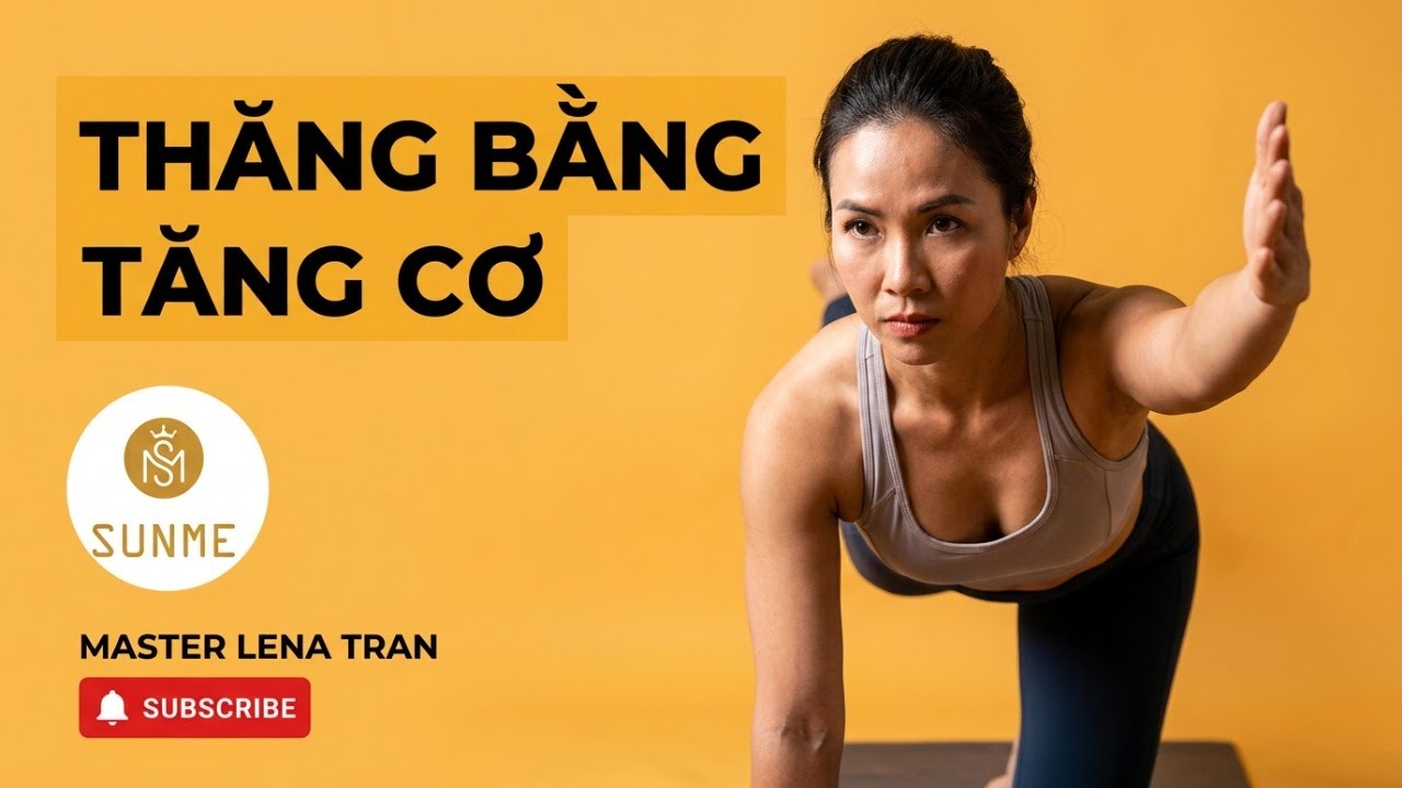 Йога для баланса всего тела | Наращивание мышечной массы, фитнес и снятие стресса | Мастер Лена Тран