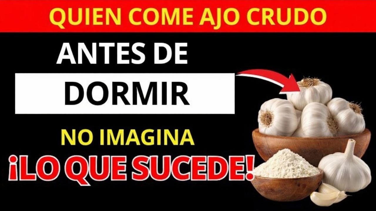 Un solo diente de ajo antes de dormir: apoyo natural y suave para el cuerpo